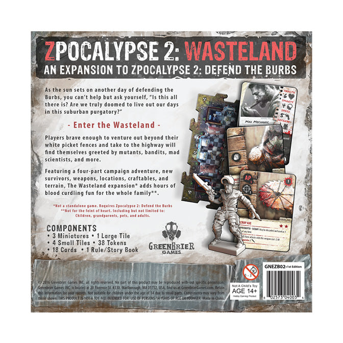 ZB02 - Zpocalypse 2: Wasteland (Expansion)